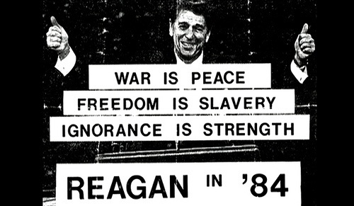 Reagan '84 | Flickr - Photo Sharing! #1984 #hardcore #reagan #1980s