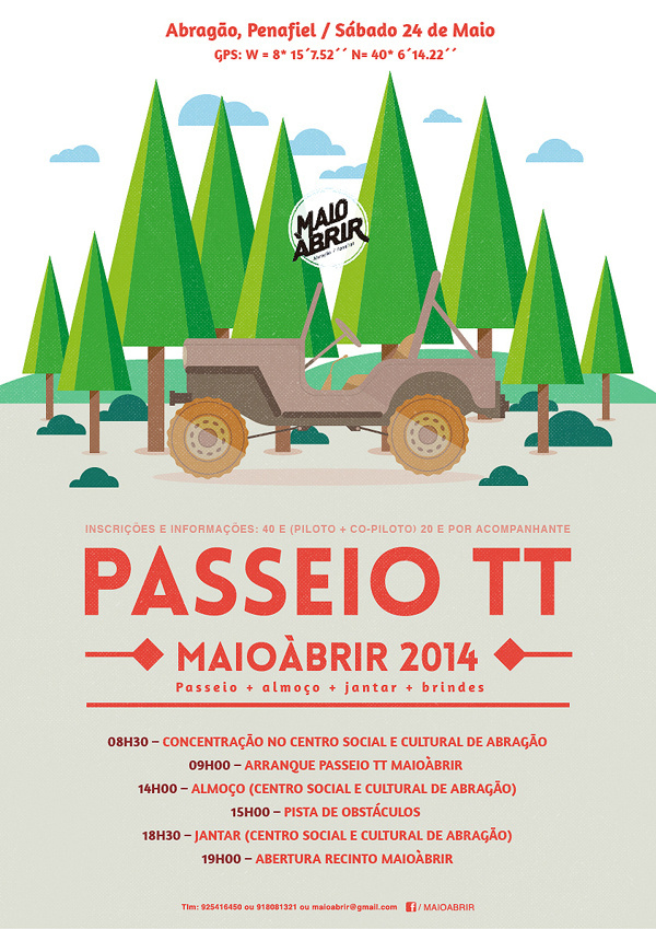 gigposter passeio tt #print #design #graphic #illustration #gigposter #poster #heymikel