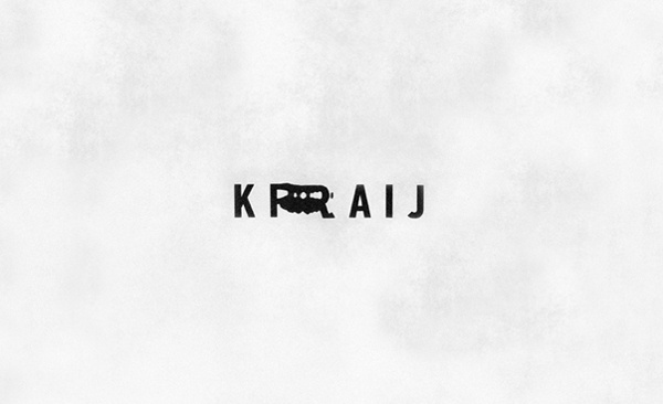 KRAIJ Berlin techno label 2013 on Behance #logo