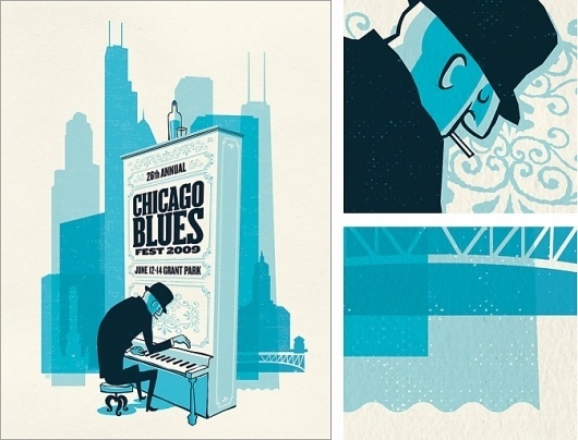 Spike Press #chicago #spike #press #poster #blues