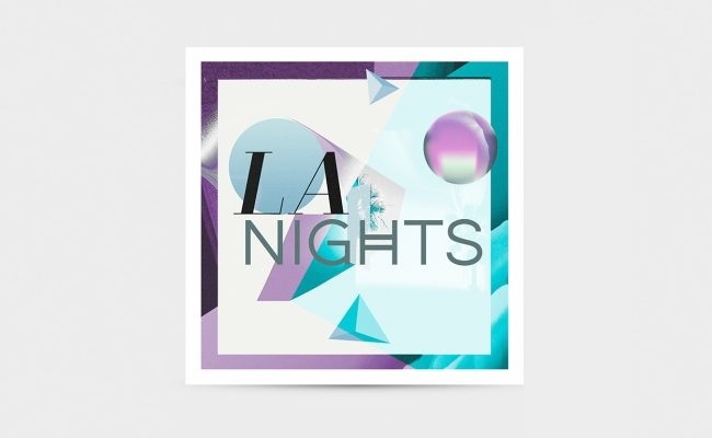 LA Nights CD artwork for Cr2 Records. #music #cd #artwork #losangeles #synthwave #retro