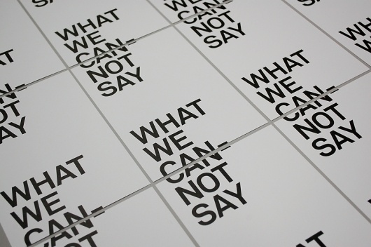 What We Cannot Say : Tim Wan : Graphic Design #design #graphic #editorial #publication