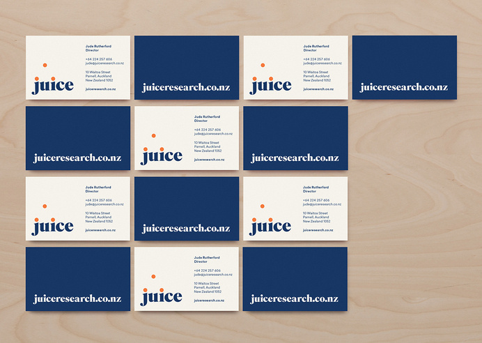 Juice Business Card #business card #print #branding #stationery