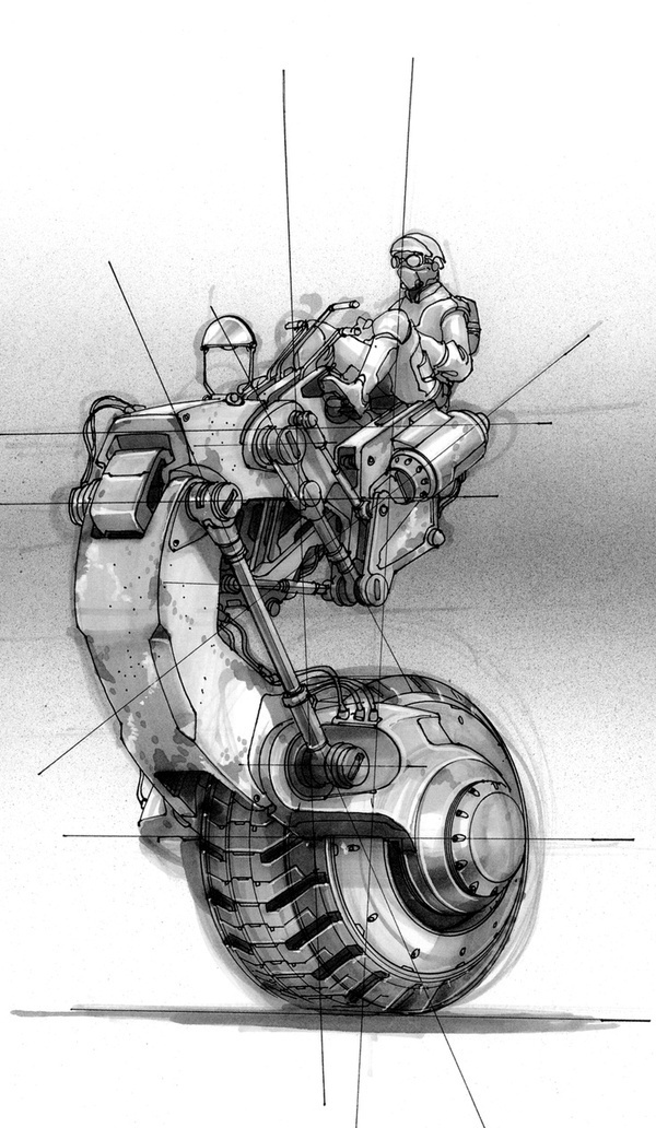 Doug Chiang stap concept #futuristic #fi #sci #illustration #concept