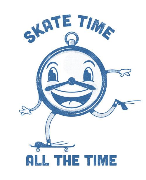 Designersgotoheaven.com Skate byÂ Stoere Zeebonk. #illustration #skateboarding