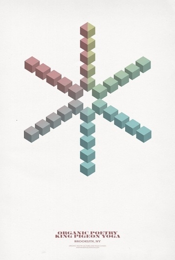 POSTERS III on the Behance Network #poster #cube