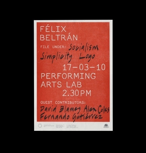 File Under #poster #typography