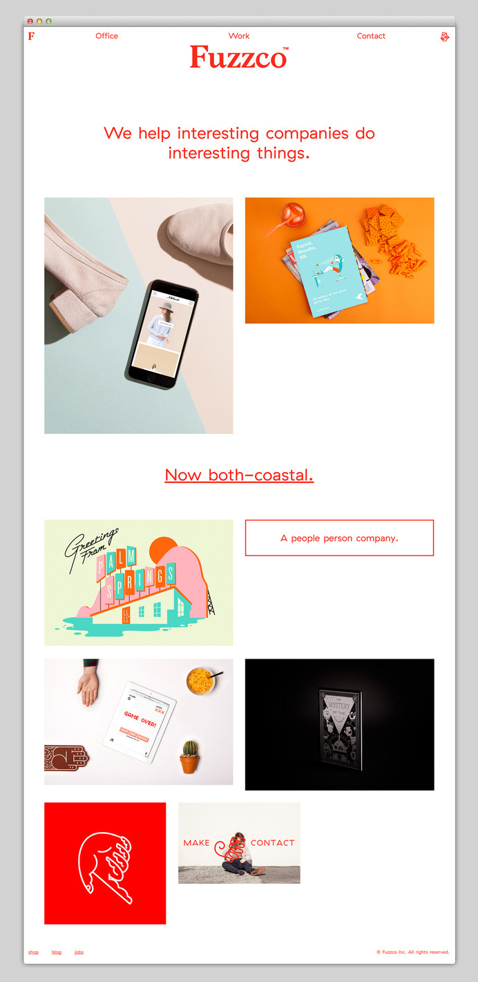 Most beautiful websites collection – www.mindsparklemag.com