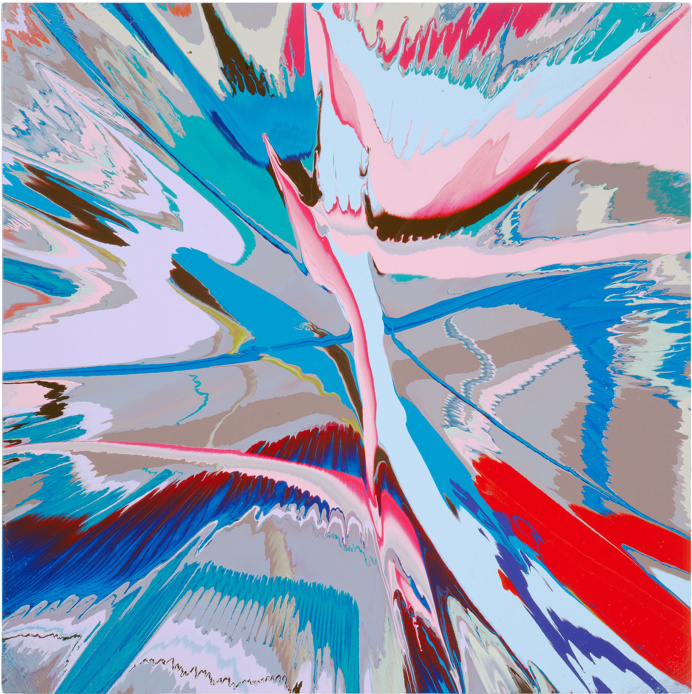 Damien Hirst Beautiful Elephant in a Tutu Painting, 2007 Household gloss on canvas