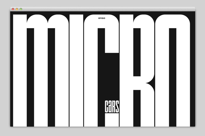website, design, ux, ui, bold type, type, micro, cars