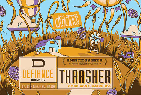 Defiance Brewery Thrasher Cans #beer #packaging