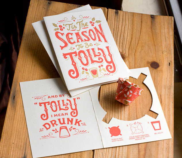 Christmas Card / Package #christmas #print