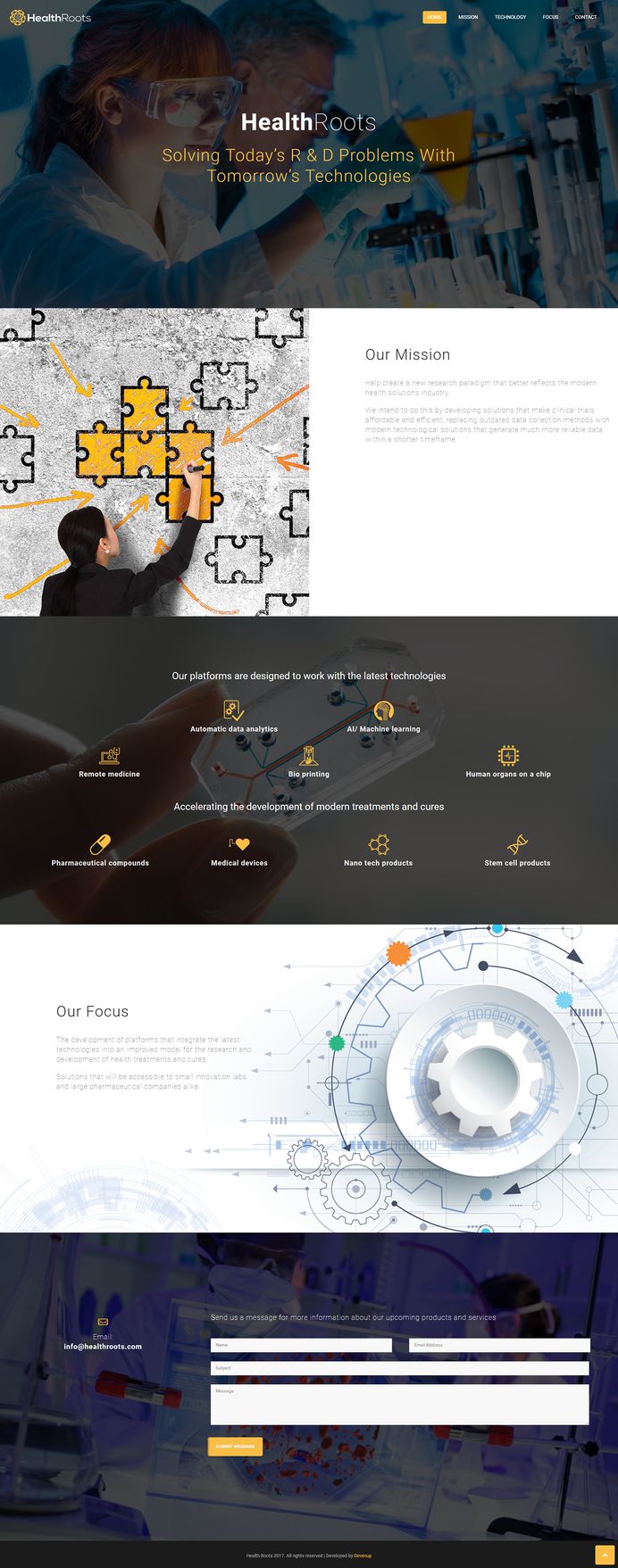 HealthRoots - development of health treatments and cure on Behance