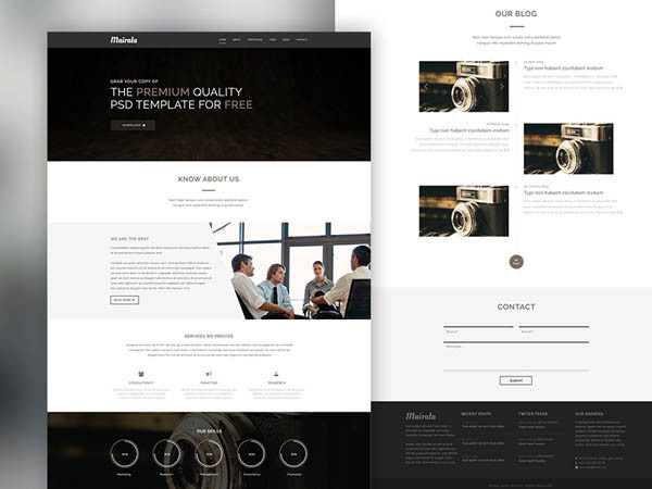 One Page Corporate Agency