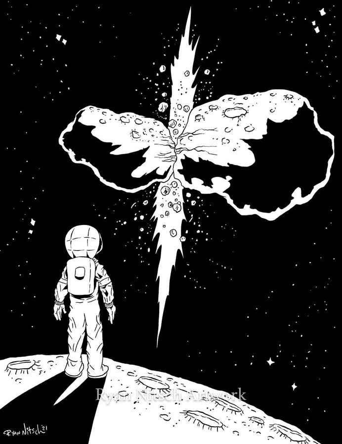Inktober – Collide by RyanNitsch