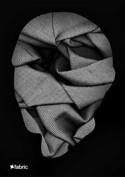 A R T U N I O N ™ #clothing #shapes #artwork #folded #face