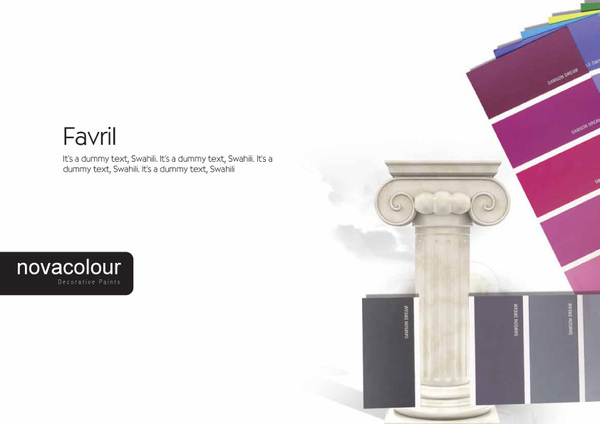 Nova Colours Decorative Paints on Behance #campaign #colours #press #paints #nova #decorative