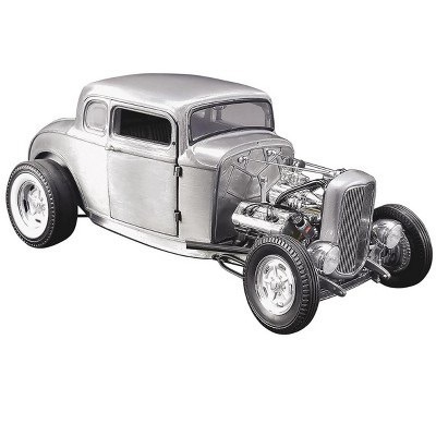 1932 Ford 5 Window Hot Rod Coupe Hammered Steel Limited Edition to 774 pieces Worldwide 1/18 Diecast Model Car by Acme