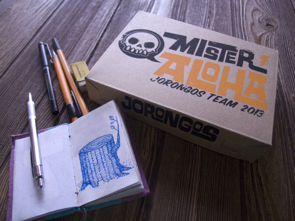 MR. ALOHA on Behance #packing #print #shirt #ilustracin #sticker #aloha