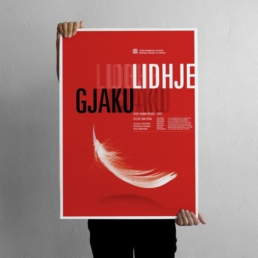 projectgraphics - typo/graphic posters #kosovo #gjaku #prishtina #lidhje #projectgraphics #poster #play #thetre