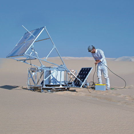 The Solar Sinter by Markus Kayser #print #glass #sand #printer #3d