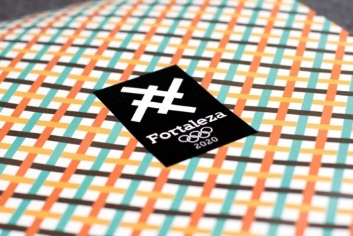 Design Fodder (Fortaleza 2020 brand collateral by Guilherme.) #olympic #collateral #branding #bid