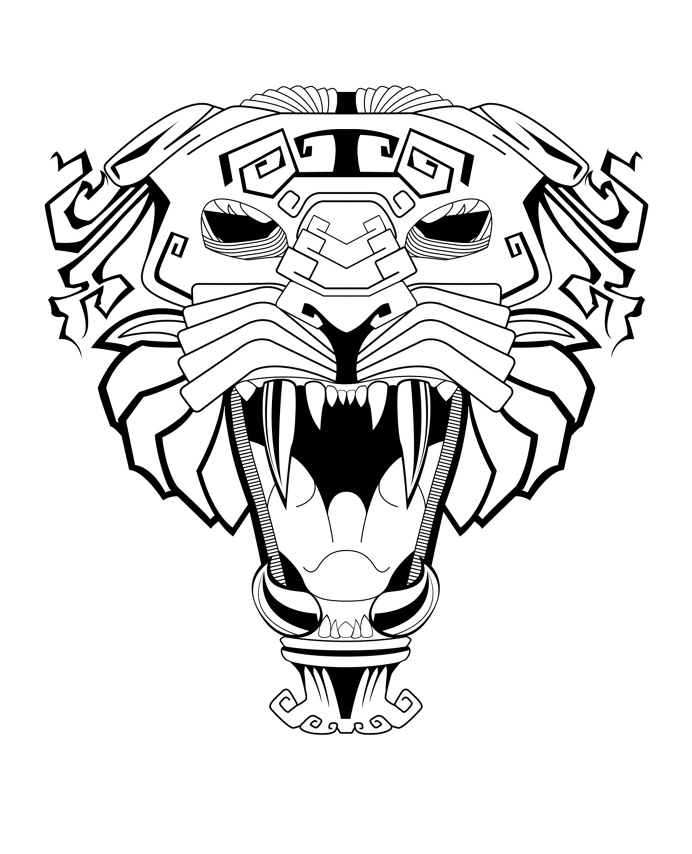 #aztek #illustration