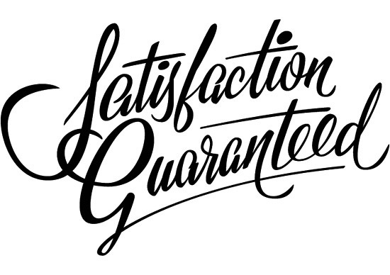 Creative Typography #lettering #handwritten #satisfaction