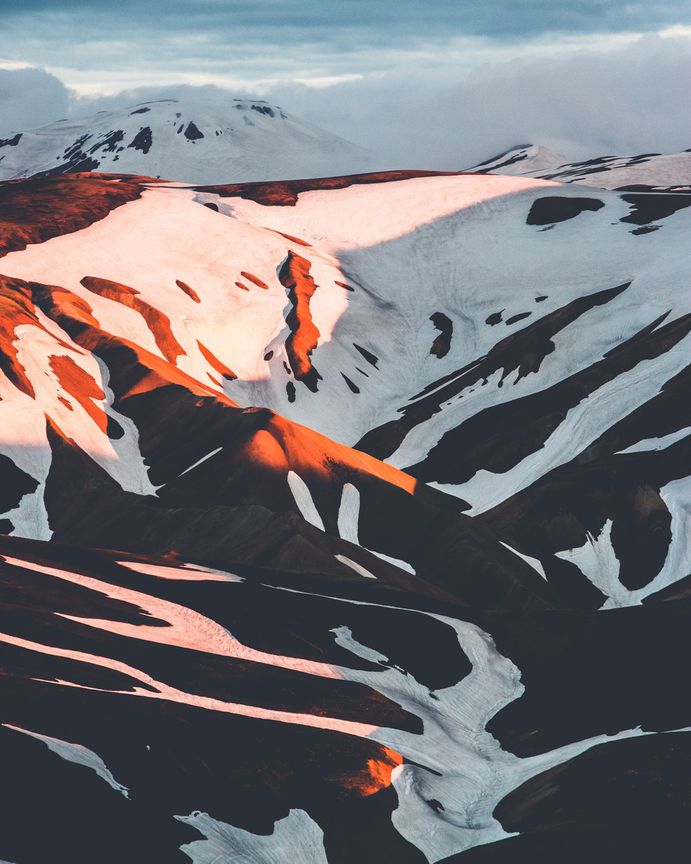 Mountain, snow, orange and landscape HD photo by Norbert von Niman (@norrisniman) on Unsplash