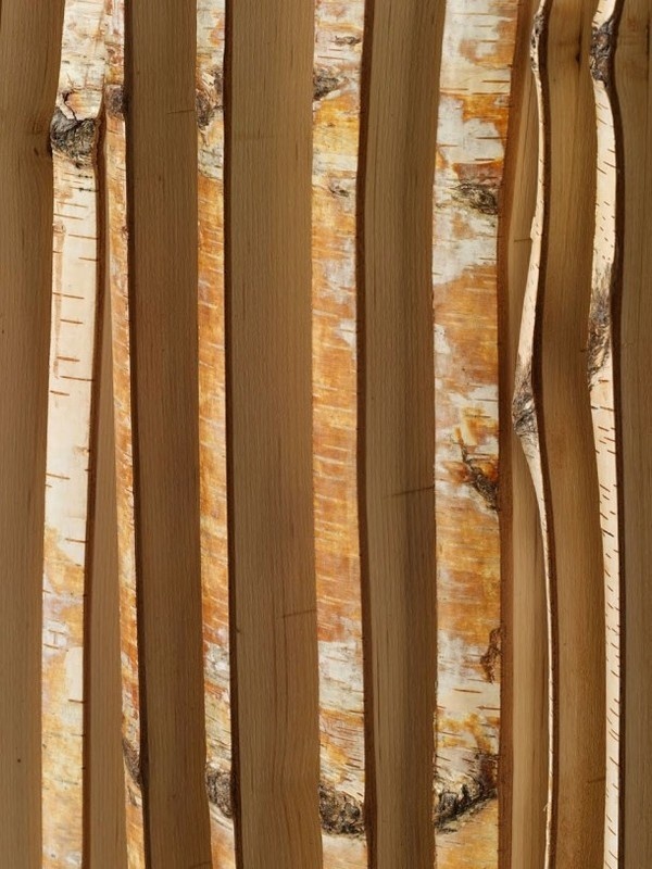 Birch tape decor #interior #painting #art #kids #apartment #room