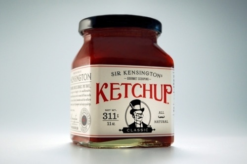 Tumblr #packaging #ketchup #vintage #typography