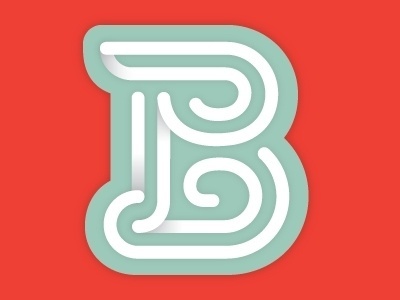 Dribbble - Typefight by John Kane Smith #letter #lettering #b #typography