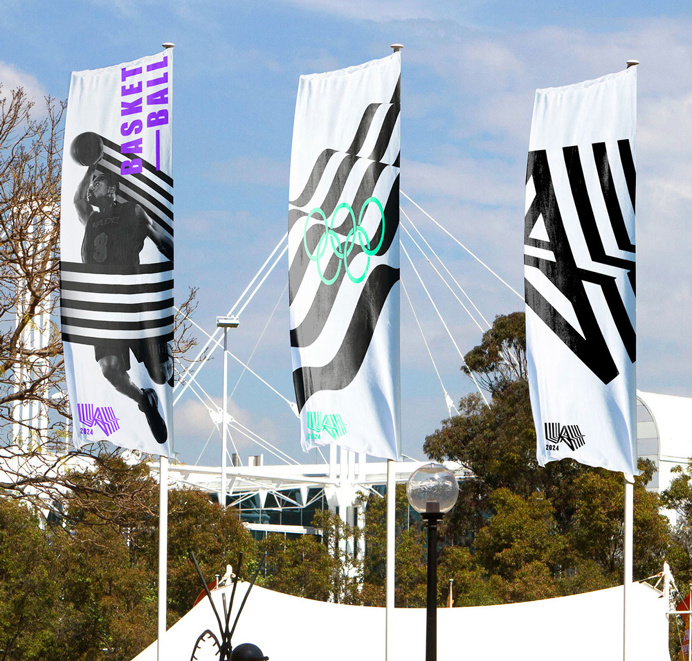 New Logo and Identity for LA 2024 Olympic Bid City by RE: