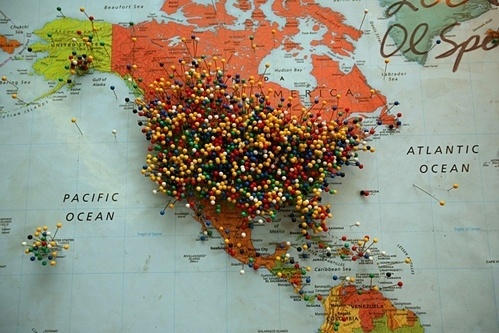 Idiots I've Met  this isn't happiness.™ #travel #map #pins