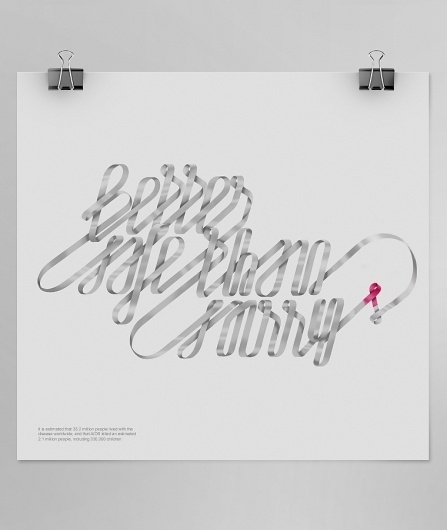 All sizes | Better safe than sorry | Flickr - Photo Sharing! #shiny #lettering #ribbon