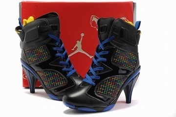 Nike Air Jordan VI 6 Heels Black/Blue #shoes