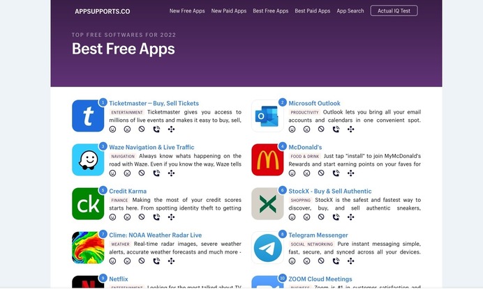 Explore a recommended list of best free/affordable/cheap apps for you or your company. Find the best software for your small/medium/large sized business, see the most used software in this category, our user guides and expert recommendations powered by A.I. Compare top free software by customer negative or positive reviews, complaints, features, pricing and free trials.