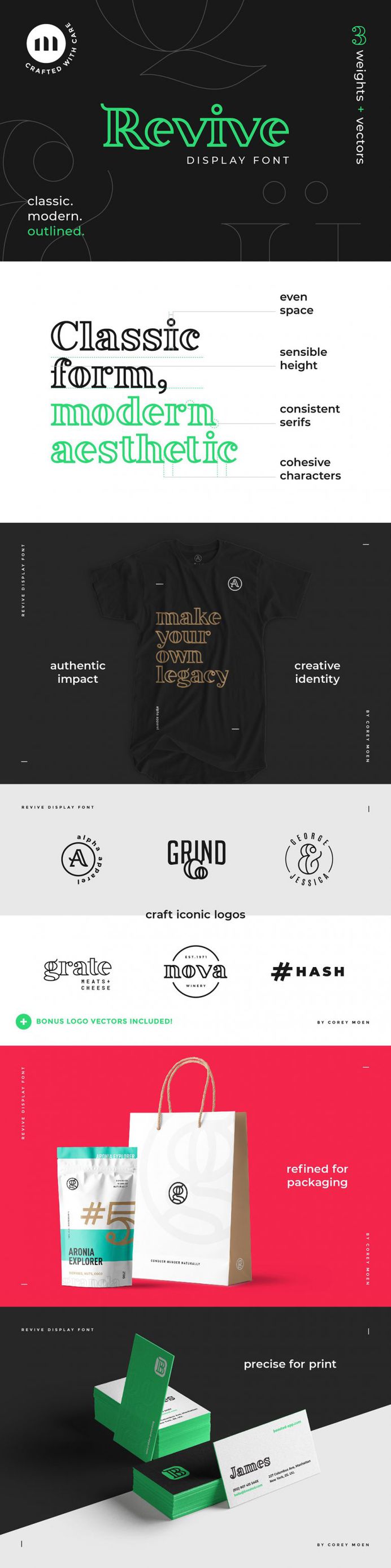 Revive Display Font