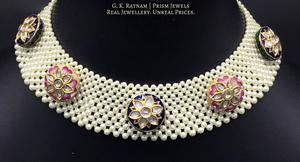 Necklace Set - gold diamond polki kundan meena jadau jewellery