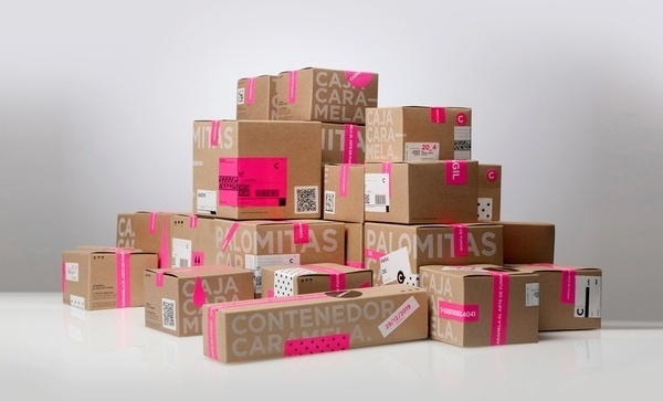 Caramela on the Behance Network #packaging #color #typography