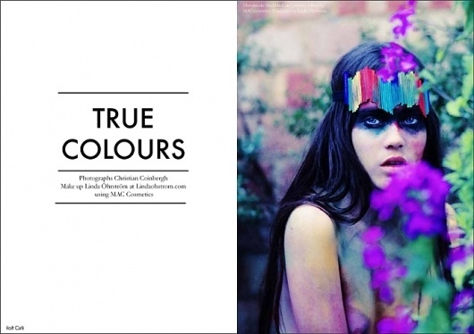 True Colours | Volt Café | by Volt Magazine #beauty #design #graphic #volt #photography #art #fashion #layout #magazine #typography