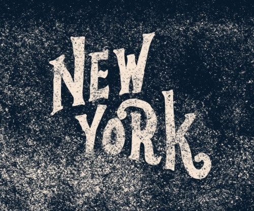 New York Typography #type #lettering