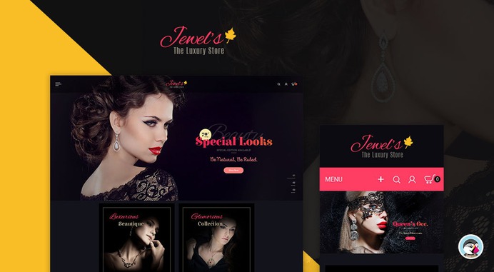 #Jewel's #Luxury #Jewelry Store - #Prestashop #Responsive #Theme | #TemplateTrip #eCommerce #Website #Template