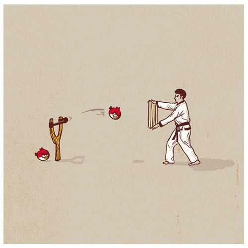 ★Baubauhaus. #angry #training #bird