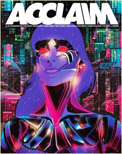 KILIAN ENG / DW DESIGN #woman #robot #acclaim #retro #geometric #glow #kilian #eng