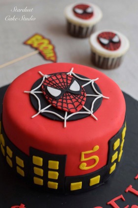 - spiderman cakes