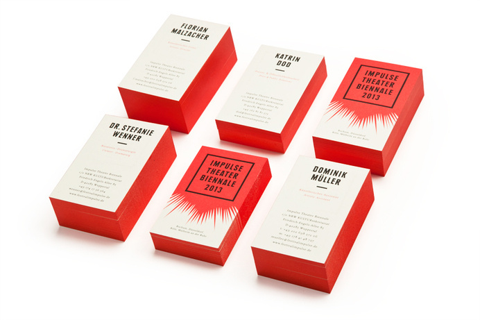 Fons Hickmann M23 - Impulse Theater Biennale - Impulse Theater #brand #print #identity #german