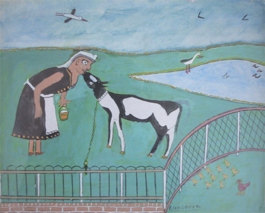 Museumzondag, -kunst om weer in te kunnen geloven- #naive #illustration #painting