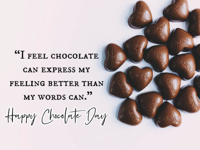 Happy Chocolate Day wishes quotes for Lovers!