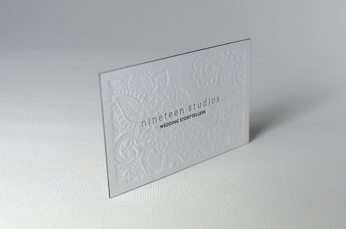 Letterpress business card #business #edges #card #painted #letterpress #cotton #paper